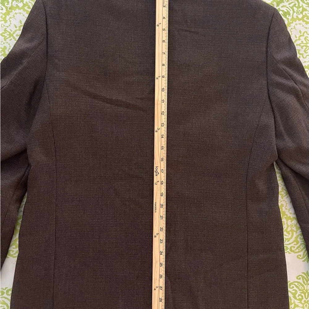 Pronto Uomo Mens 43R Brown Wool Tweed Sport Coat Blazer Jacket Preppy 90s